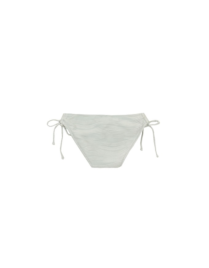 Ripple Textured Adjustable Double Side Tie Bikini Bottoms