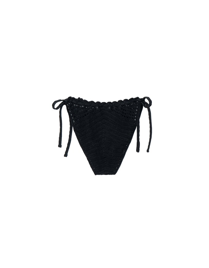 Bohomian Crochet Knit Double Side Tie Bikini Bottoms