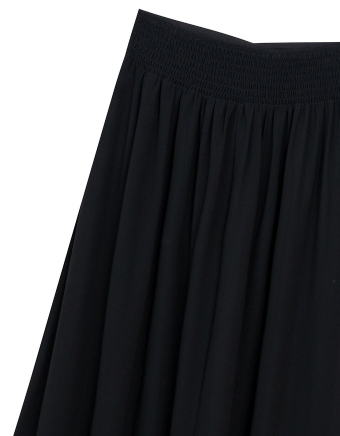 Flowy Sheer Bikini Cover Up Skirt with Stretch Waistband