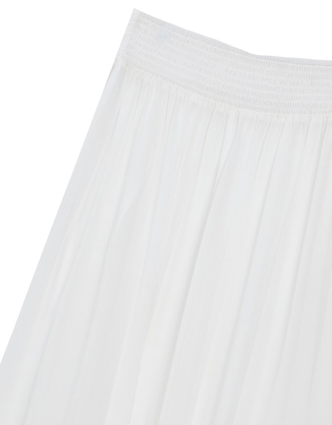 Flowy Sheer Bikini Cover Up Skirt with Stretch Waistband