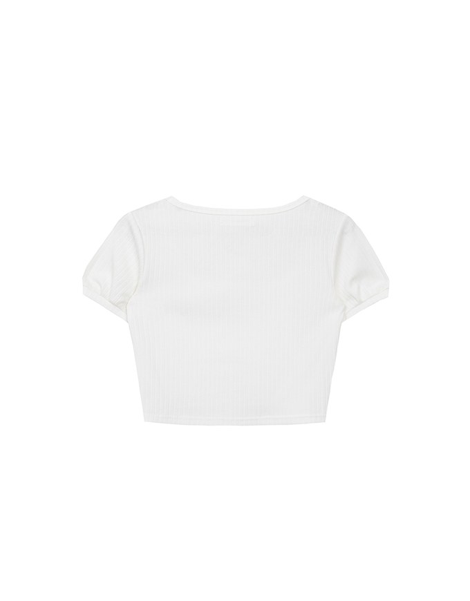 Classic Square Neck Ribbed Crop Top