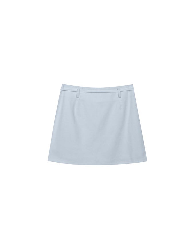 AIRY HOURGLASS Asymmetric Skirt with Drawstring Detail