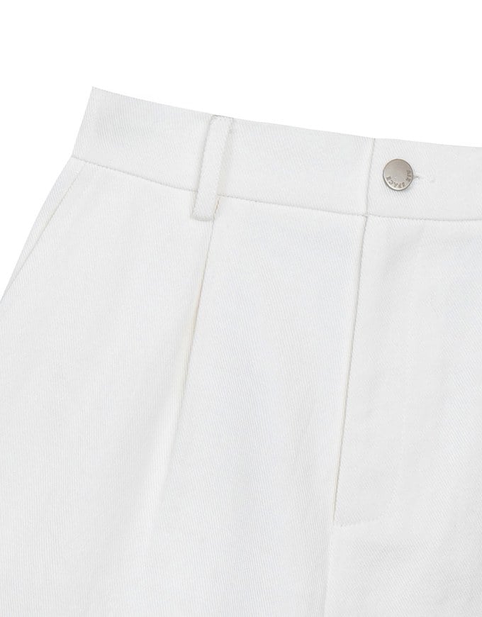 High Waist Pleated Tailored Wide Leg Shorts
