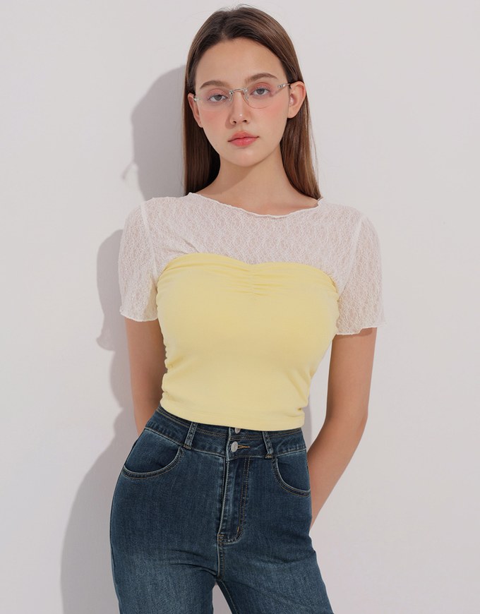 Strapless Sweetheart Neckline Ruched Fitted Tube Bra Top