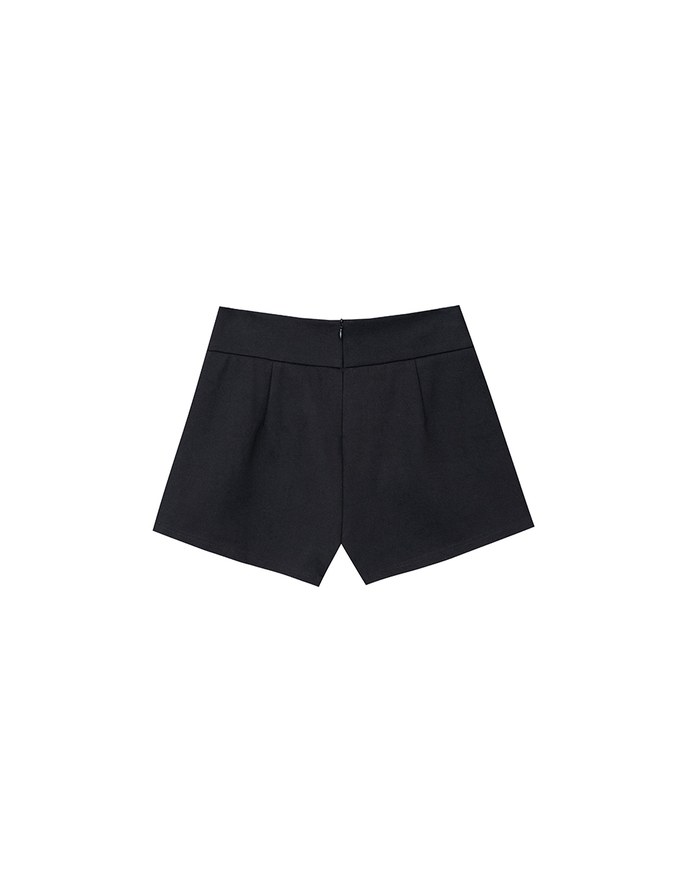 AIRY HOURGLASS Low Rise Plain Fitted Shorts