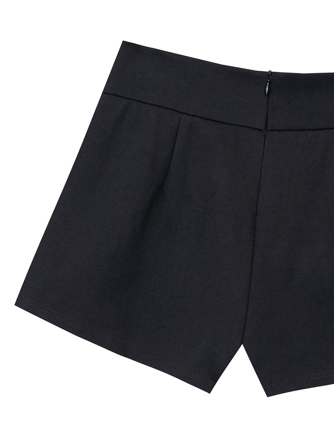 AIRY HOURGLASS Low Rise Plain Fitted Shorts