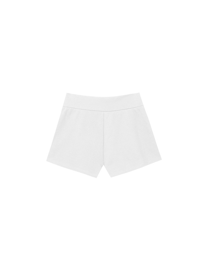 AIRY HOURGLASS Low Rise Plain Fitted Shorts