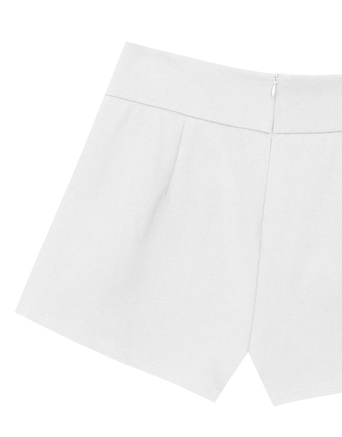 AIRY HOURGLASS Low Rise Plain Fitted Shorts