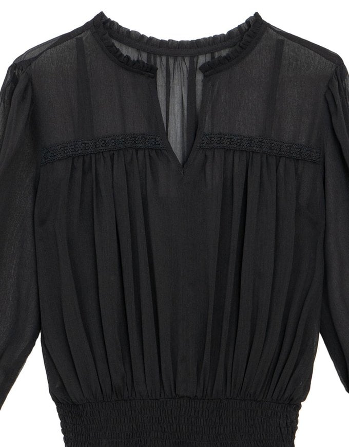 Lace Trim Drawstring Sleeve Cropped Cardigan and Elastic Waist A Line Mini Skirt Set Wear