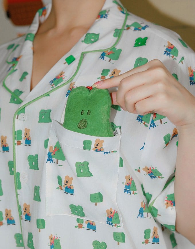 【DINOTAENG】 Printed Loungewear Set