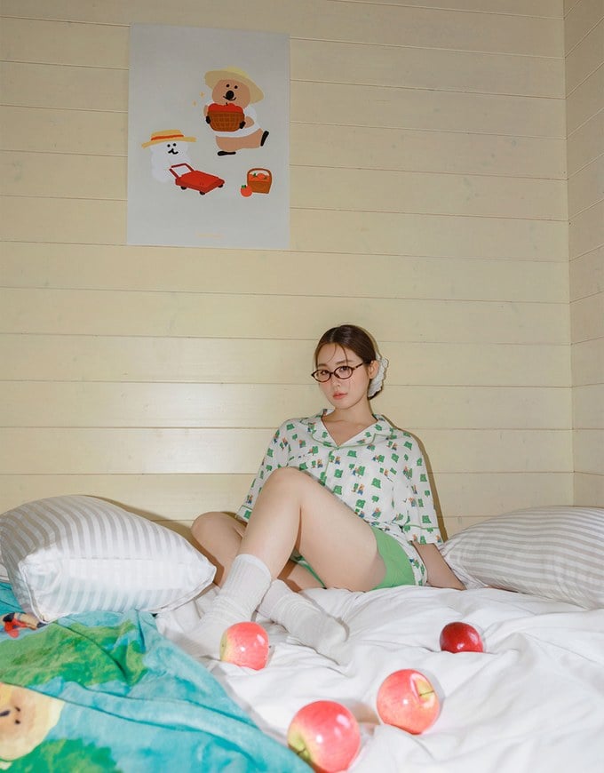【DINOTAENG】 Printed Loungewear Set