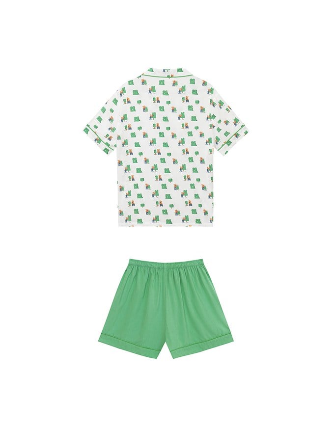【DINOTAENG】 Printed Loungewear Set