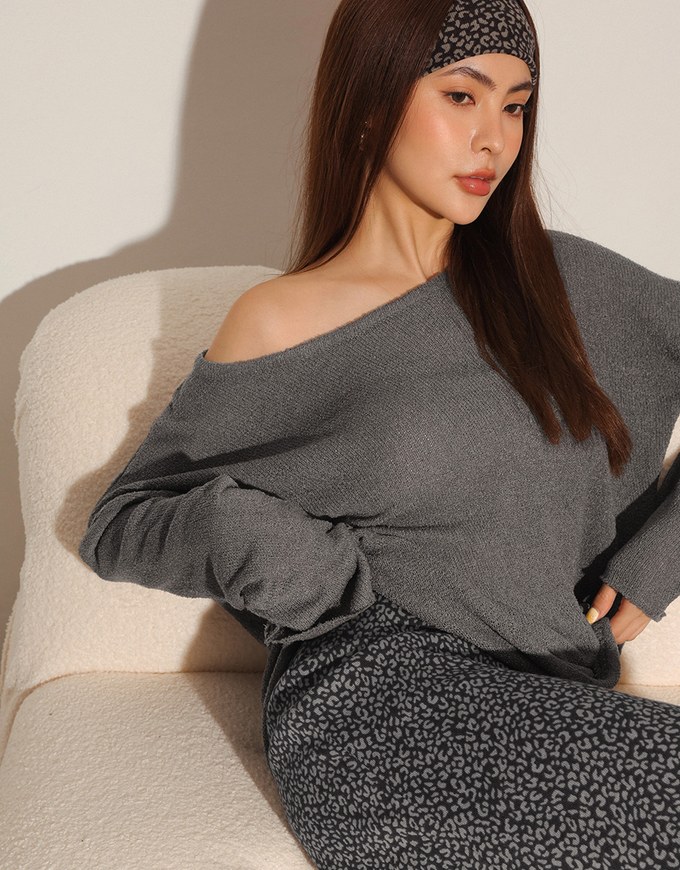 Leopard Print Flared Hem Maxi Skirt