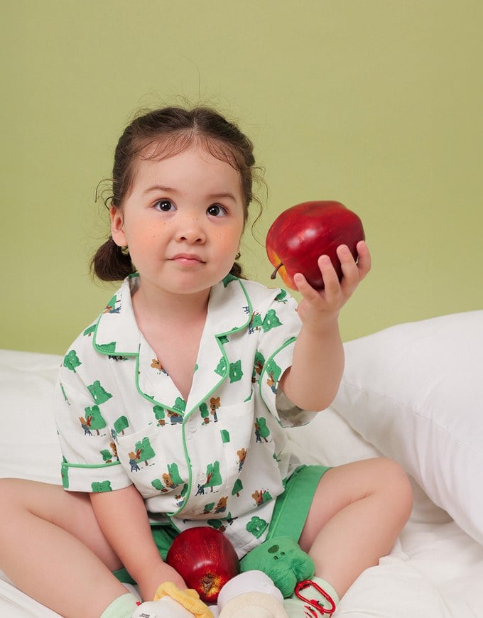 【DINOTAENG】 Printed Loungewear Set ( Kids)