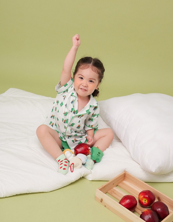 【DINOTAENG】 Printed Loungewear Set ( Kids)