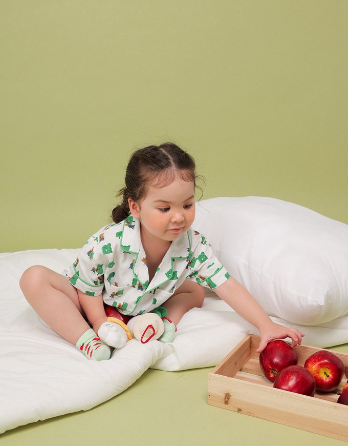 【DINOTAENG】 Printed Loungewear Set ( Kids)