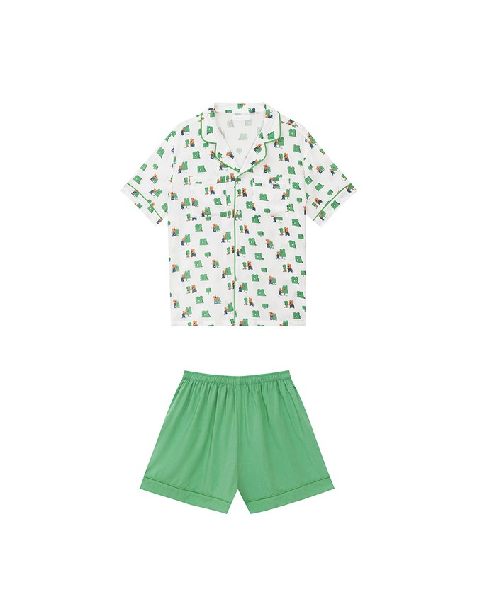 【DINOTAENG】 Printed Loungewear Set ( Kids)