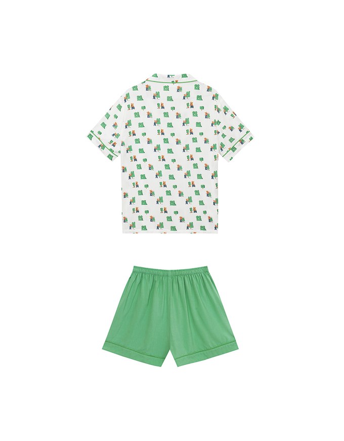 【DINOTAENG】 Printed Loungewear Set ( Kids)