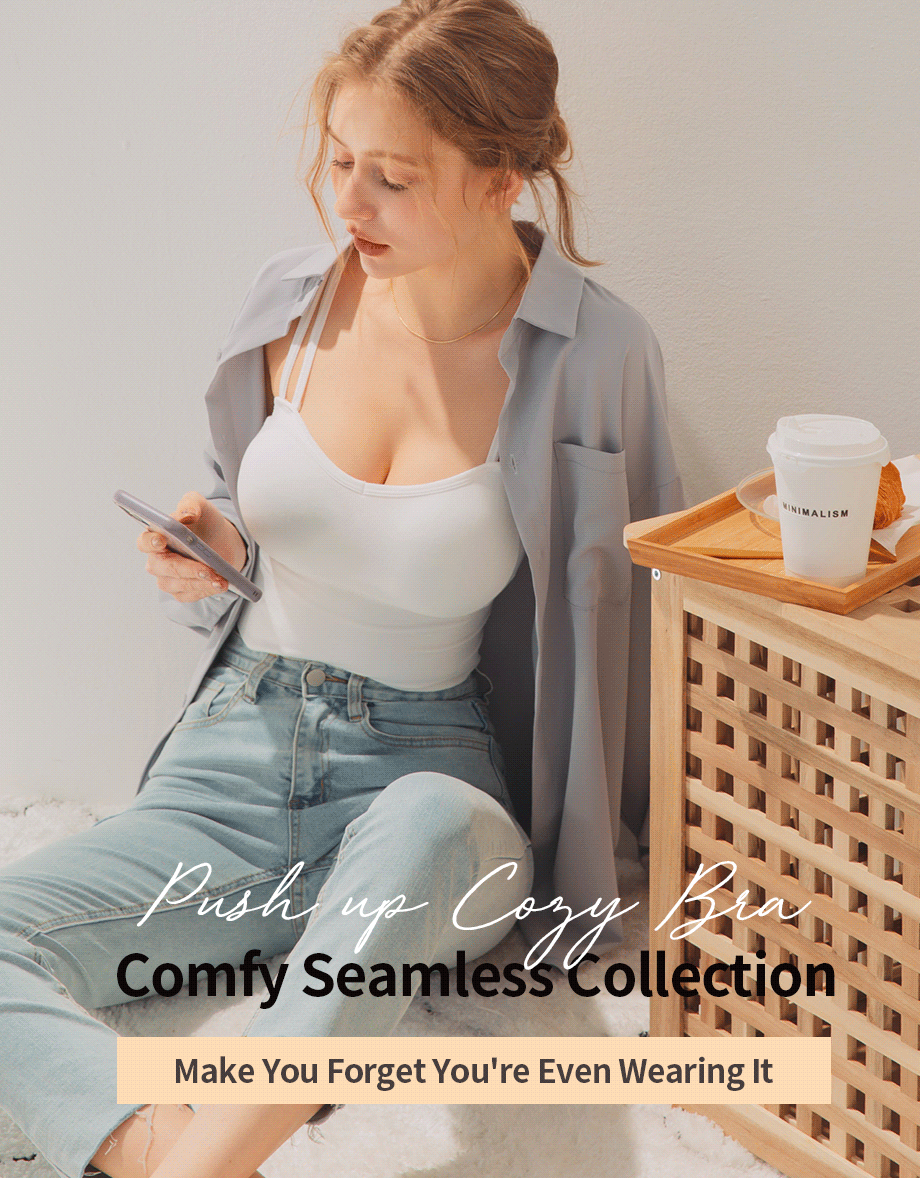 Comfy Seamless Double Straps Bra Top