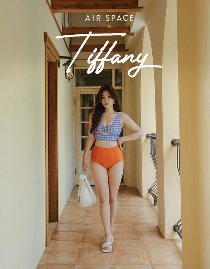 【TIFFANY】High Waisted Side Gripper Bikini Bottom