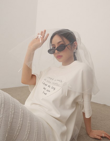 Motivational Quotes Short Sleeve Oversized Tee