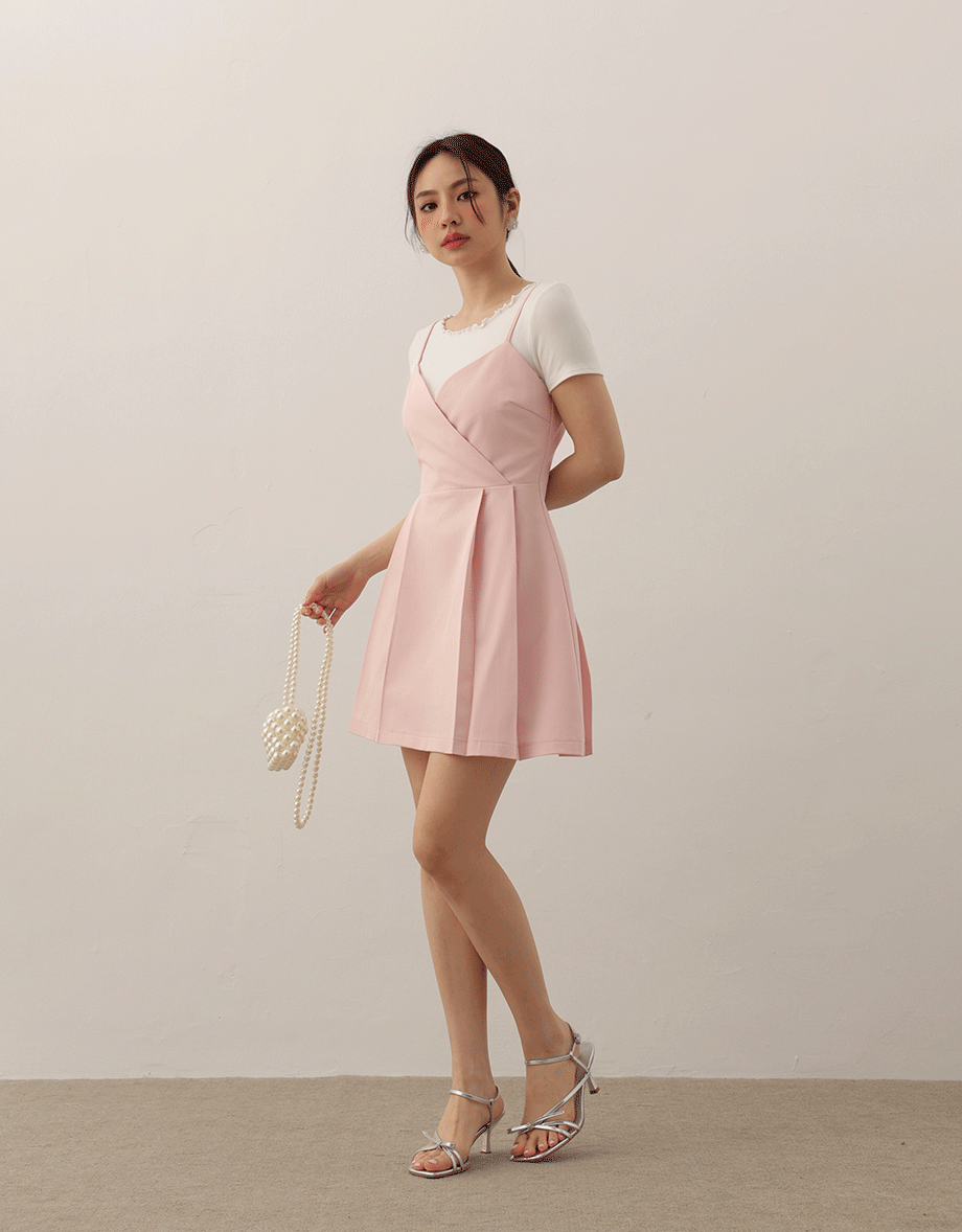 Sweetheart Neck Spaghetti Strap Cami Mini Dress