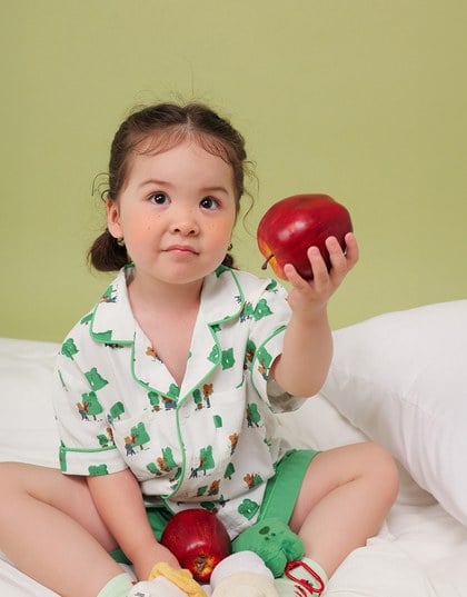 【DINOTAENG】 Printed Loungewear Set ( Kids)