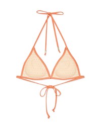 【PUSH UP】Classic Plain Color Bikini Top Single Strap And Bra Padded