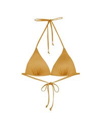 【PUSH UP】Classic Plain Color Bikini Top Single Strap And Bra Padded