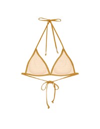 【PUSH UP】Classic Plain Color Bikini Top Single Strap And Bra Padded