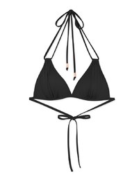 【PUSH UP】3Way Plain Color Bikini Top Double Strap And Bra Padded