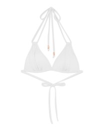 【PUSH UP】3Way Plain Color Bikini Top Double Strap And Bra Padded