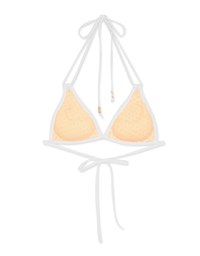 【PUSH UP】3Way Plain Color Bikini Top Double Strap And Bra Padded