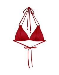 【PUSH UP】3Way Plain Color Bikini Top Double Strap And Bra Padded