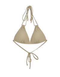 【PUSH UP】3Way Plain Color Bikini Top Double Strap And Bra Padded