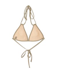 【PUSH UP】3Way Plain Color Bikini Top Double Strap And Bra Padded