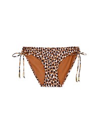 Printed Tie-Side Bikini Bottom