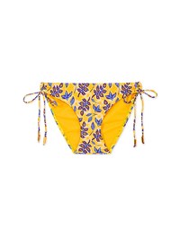 Printed Tie-Side Bikini Bottom