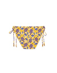 Printed Tie-Side Bikini Bottom