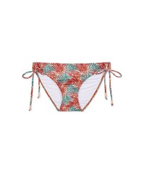 Printed Tie-Side Bikini Bottom