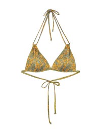 【PUSH UP】3Way Printed Bikini Top Double Strap And Bra Padded