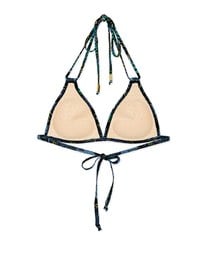【PUSH UP】3Way Printed Bikini Top Double Strap And Bra Padded