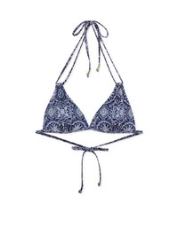 【PUSH UP】3Way Printed Bikini Top Double Strap And Bra Padded