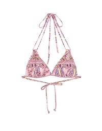 【PUSH UP】3Way Printed Bikini Top Double Strap And Bra Padded