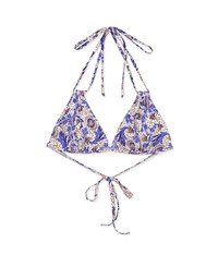 【PUSH UP】3Way Printed Bikini Top Double Strap And Bra Padded