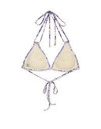 【PUSH UP】3Way Printed Bikini Top Double Strap And Bra Padded