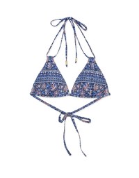【PUSH UP】3Way Printed Bikini Top Double Strap And Bra Padded