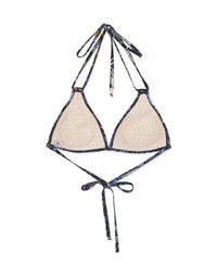 【PUSH UP】3Way Printed Bikini Top Double Strap And Bra Padded