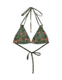 【PUSH UP】3Way Printed Bikini Top Double Strap And Bra Padded