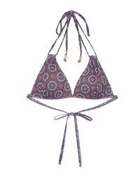 【PUSH UP】3Way Printed Bikini Top Double Strap And Bra Padded